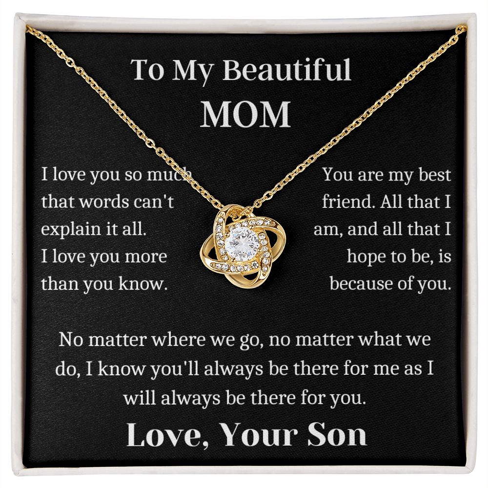 Love Necklace - To My Beautiful Mom