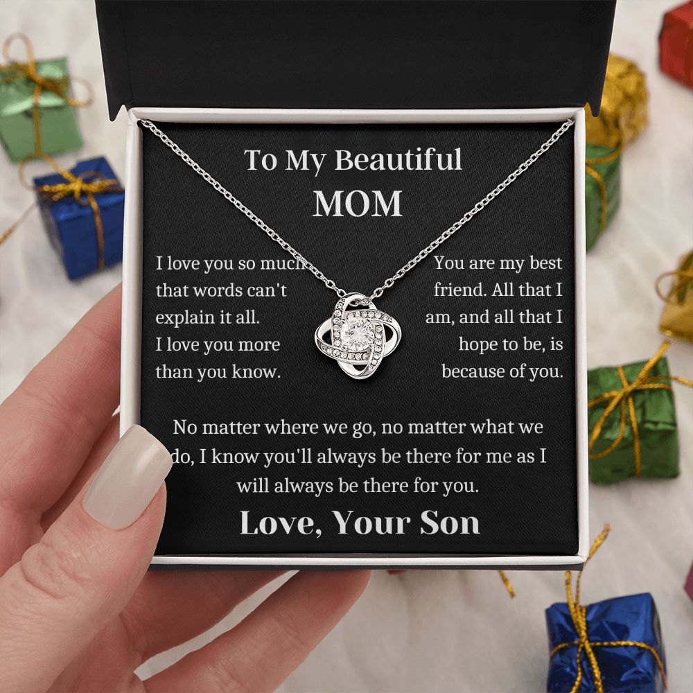 Love Necklace - To My Beautiful Mom