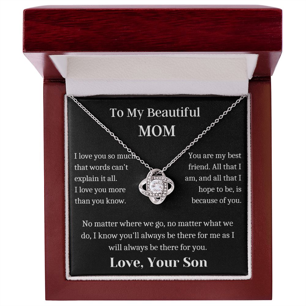 Love Necklace - To My Beautiful Mom