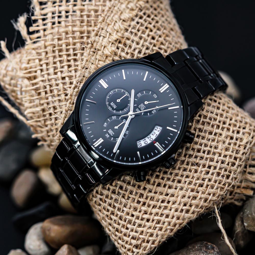 Personalized Custom Engravable Chronograph Watch