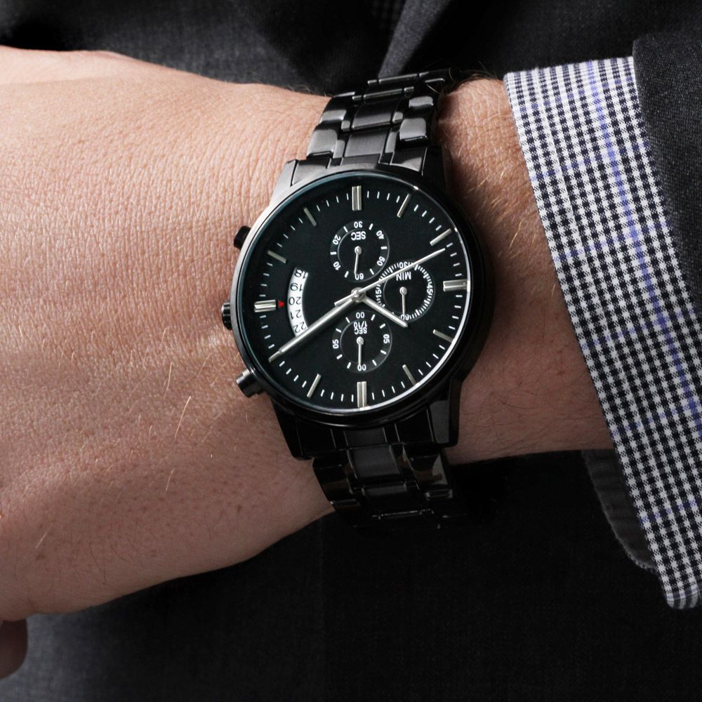 Personalized Custom Engravable Chronograph Watch