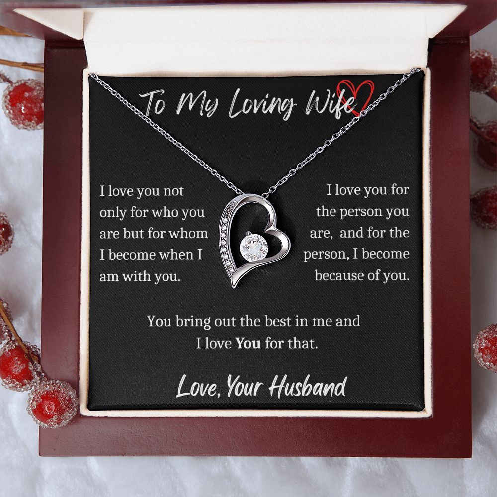 To My Wife - Forever Love Necklace