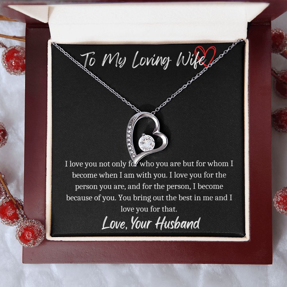 To My Loving Wife - Forever Necklace