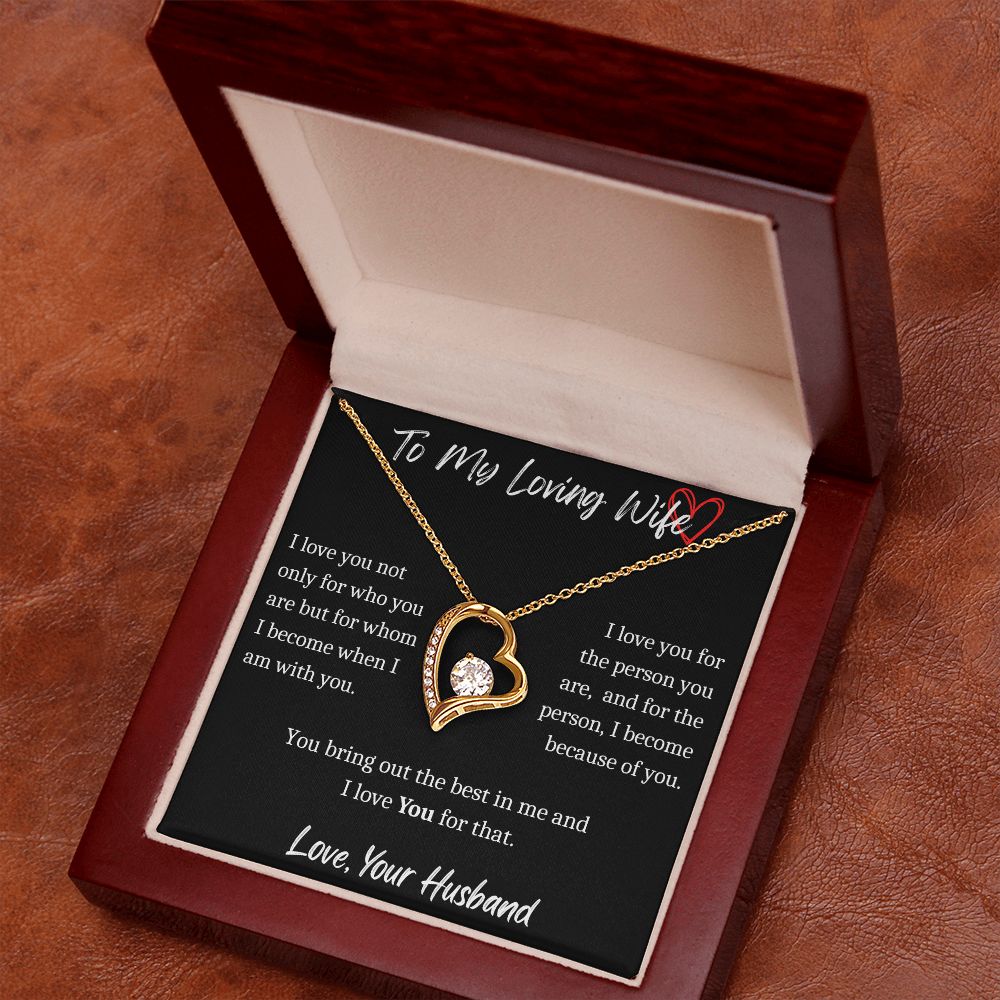 To My Wife - Forever Love Necklace