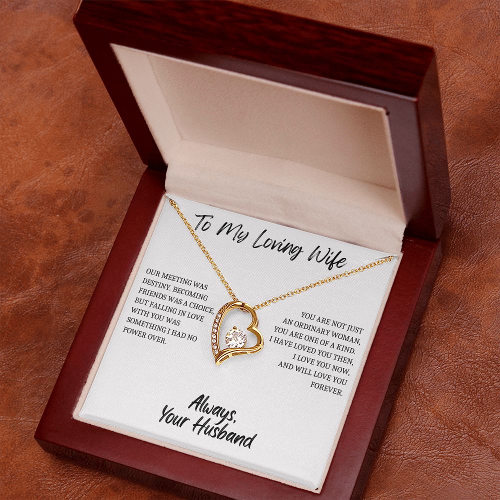 To My Loving Wife - Love Necklace