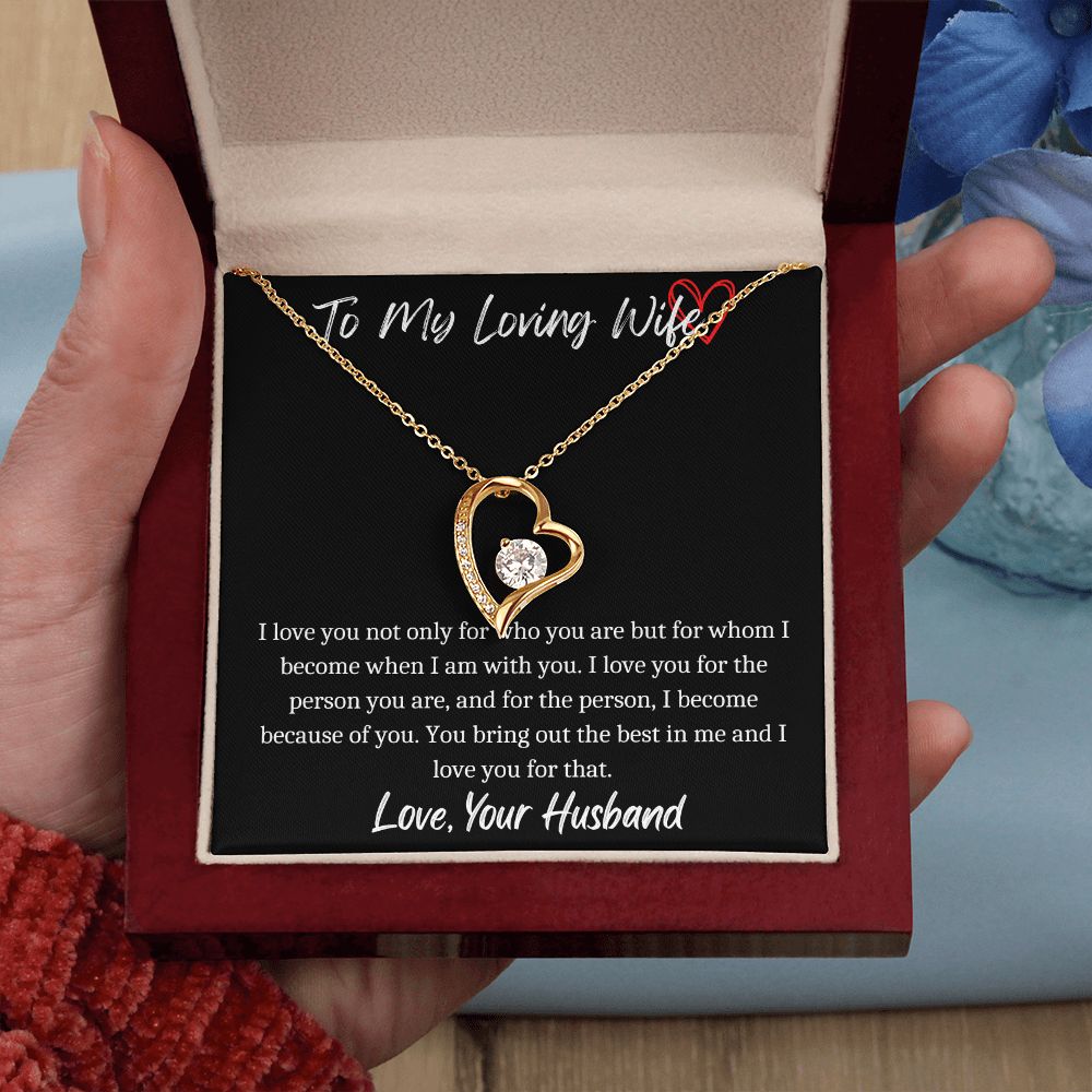 To My Loving Wife - Forever Necklace