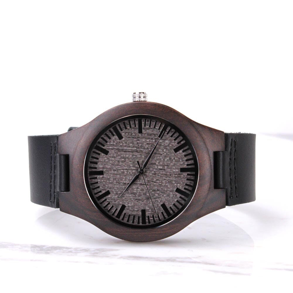 Dad You Are The GOAT - Engraved Wooden Watch - Gift for Dad Watches ShineOn Fulfillment 