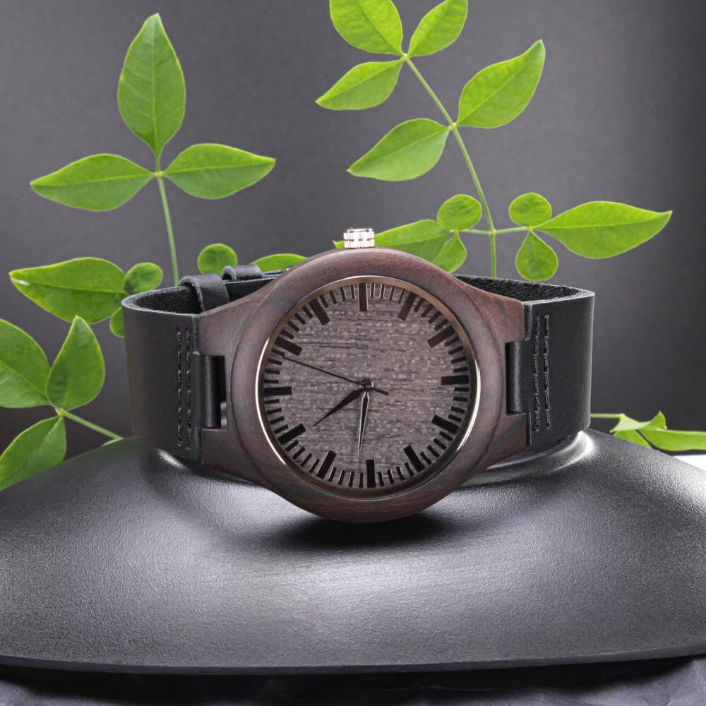 Dad You Are The GOAT - Engraved Wooden Watch - Gift for Dad Watches ShineOn Fulfillment 
