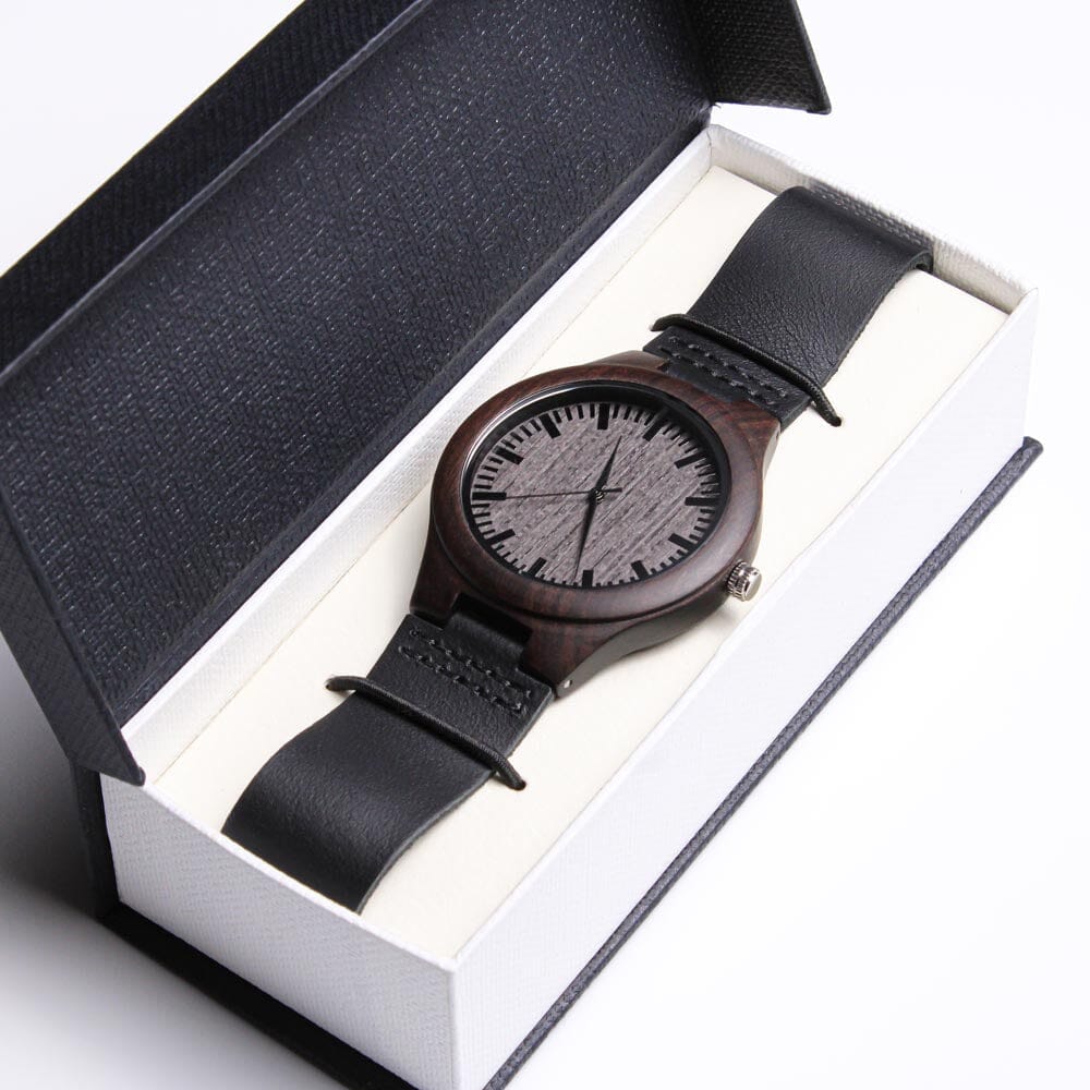 Dad You Are The GOAT - Engraved Wooden Watch - Gift for Dad Watches ShineOn Fulfillment 