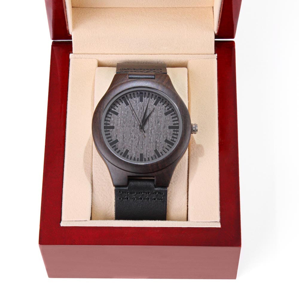 Dad You Are The GOAT - Engraved Wooden Watch - Gift for Dad Watches ShineOn Fulfillment 