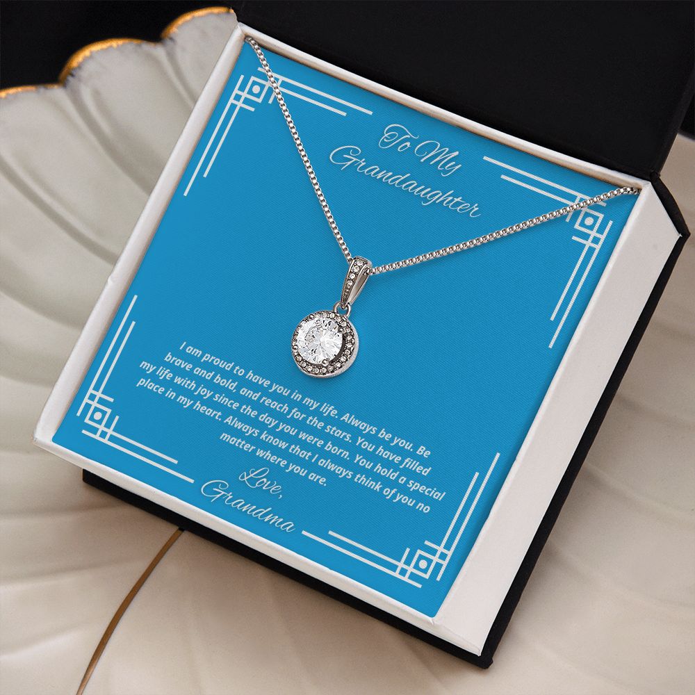 To My Granddaughter From Grandma -You have filled my life with joy - Necklace