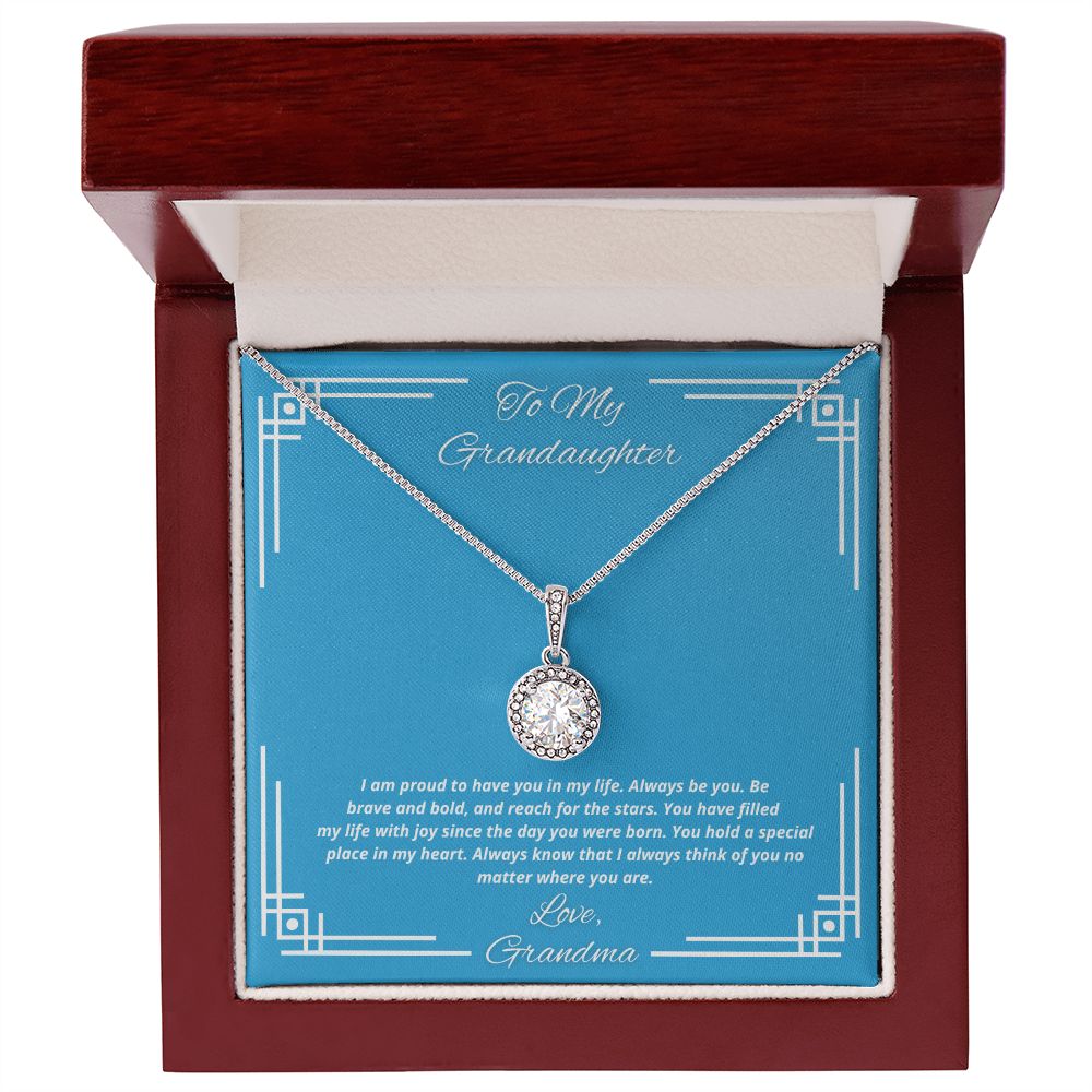 To My Granddaughter From Grandma -You have filled my life with joy - Necklace