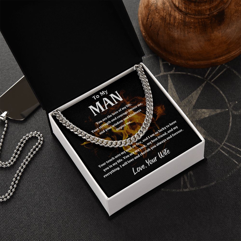 To My Man - Cuban Chain Link Necklace