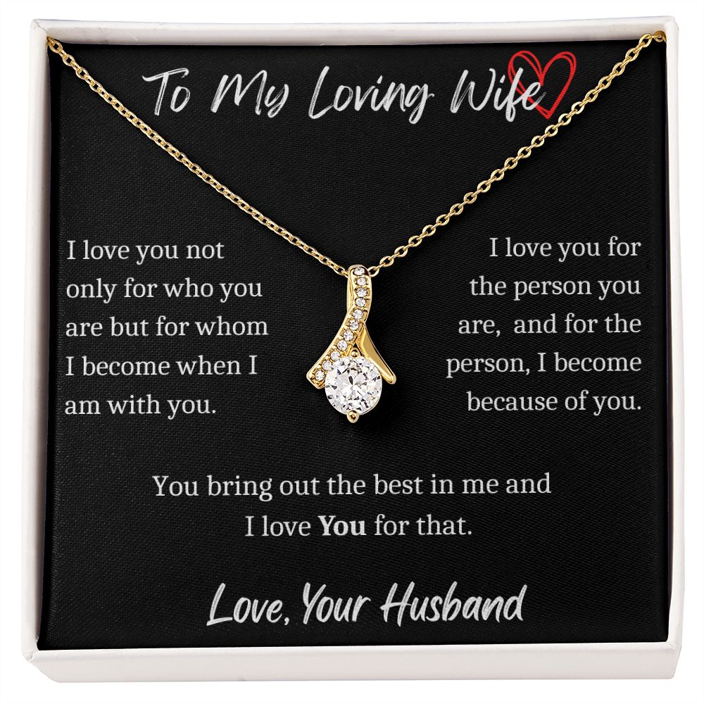 To My Loving Wife - Alluring Necklace