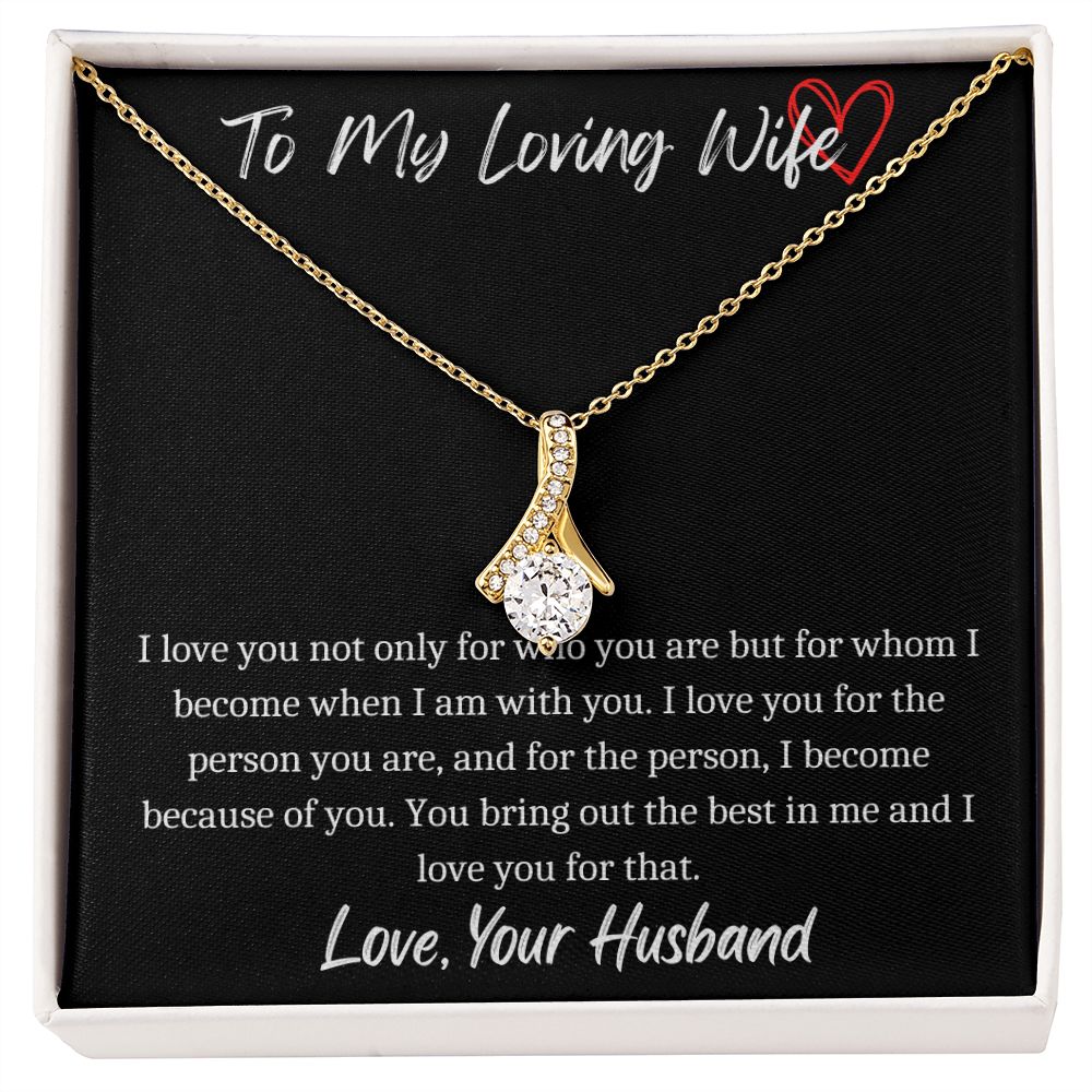 To My Loving Wife - Alluring Beauty Necklace