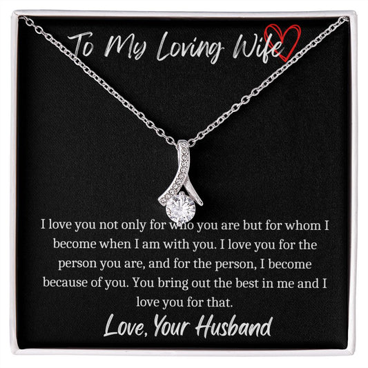To My Loving Wife - Alluring Beauty Necklace