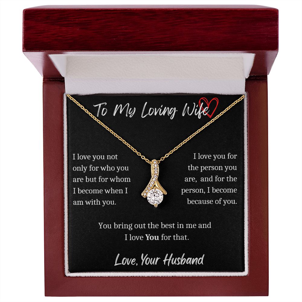 To My Loving Wife - Alluring Necklace
