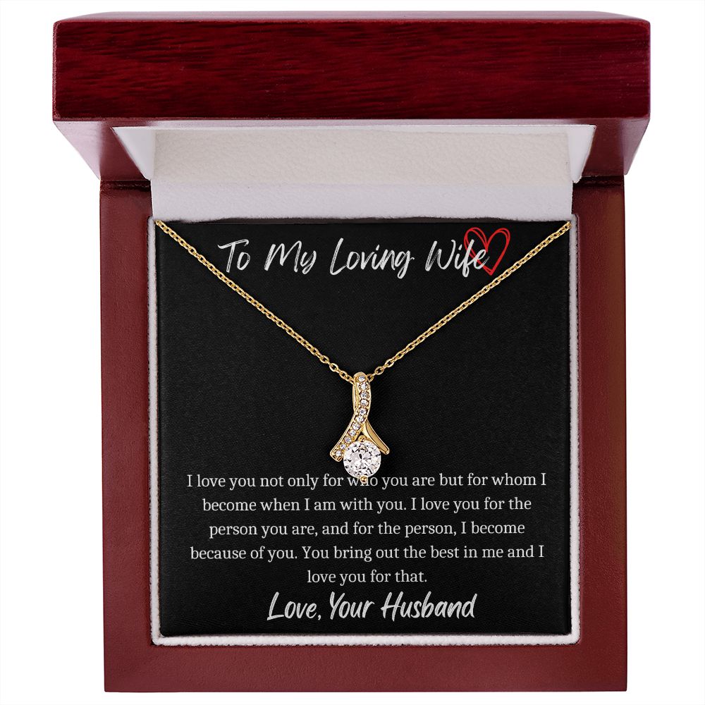 To My Loving Wife - Alluring Beauty Necklace