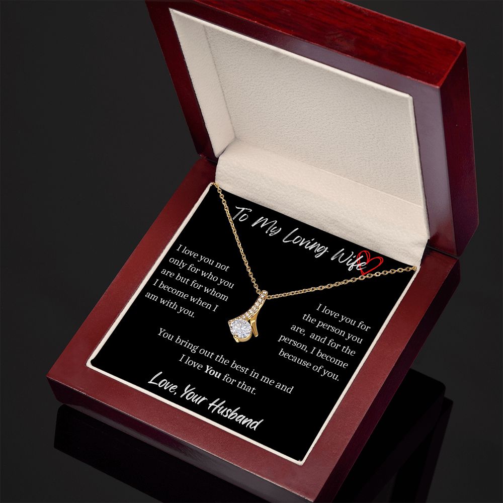 To My Loving Wife - Alluring Necklace