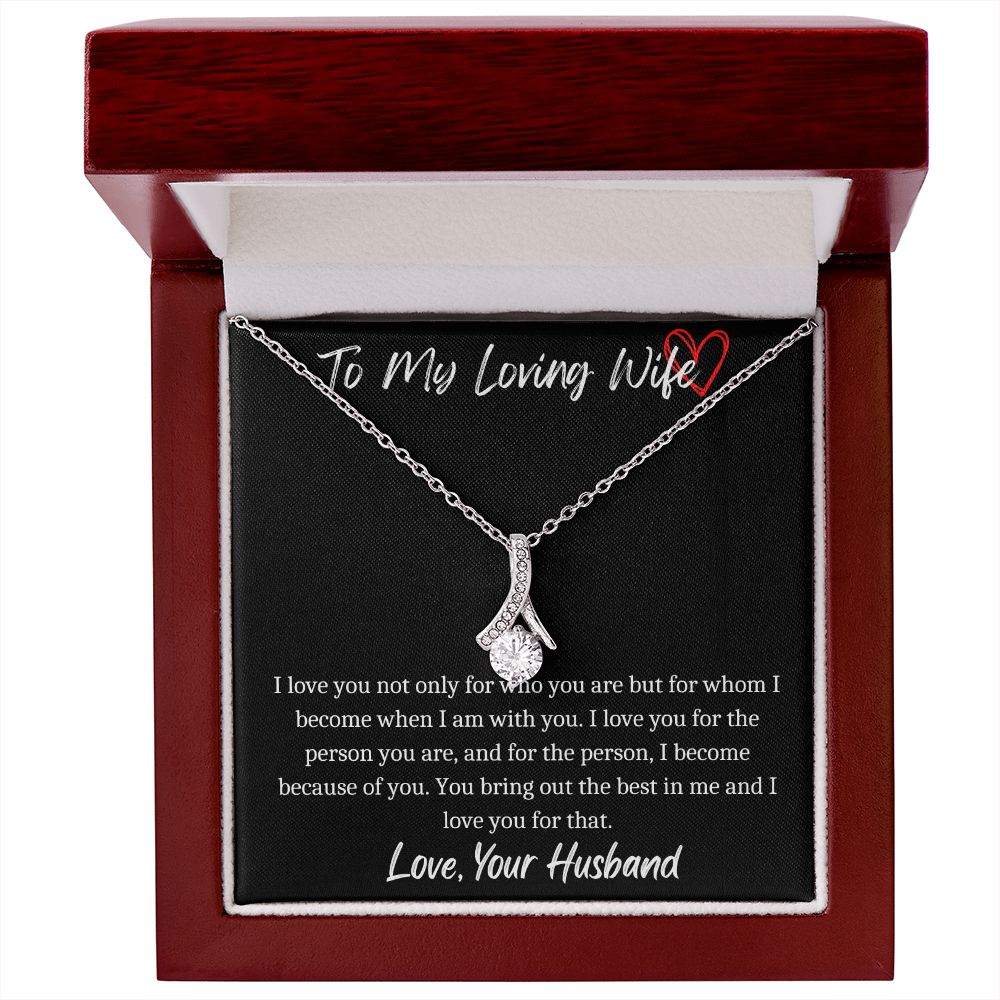 To My Loving Wife - Alluring Beauty Necklace