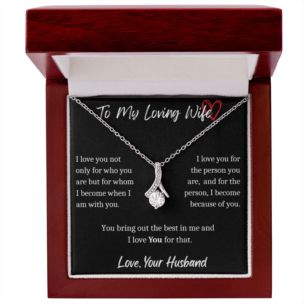 To My Loving Wife - Alluring Necklace