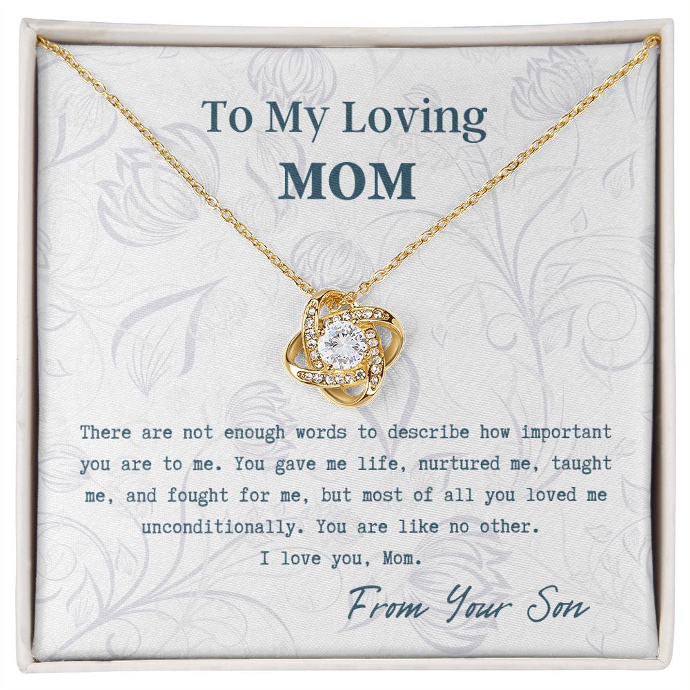 Love Knot Necklace - To My Loving Wife