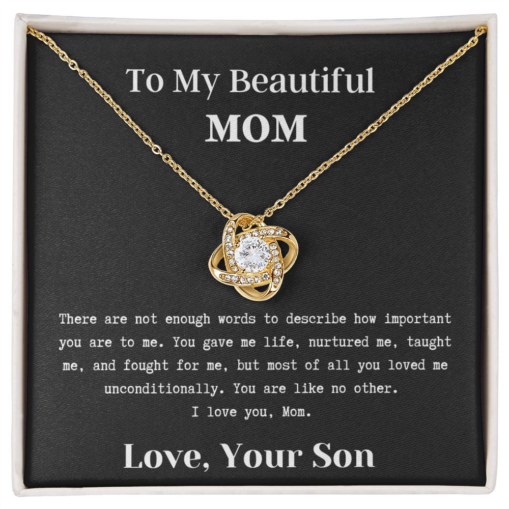 To My Beautiful Mom - Necklace