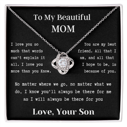 Love Necklace - To My Beautiful Mom