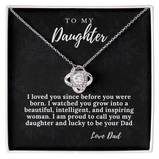 Gift for Daughter Love Dad - Necklace