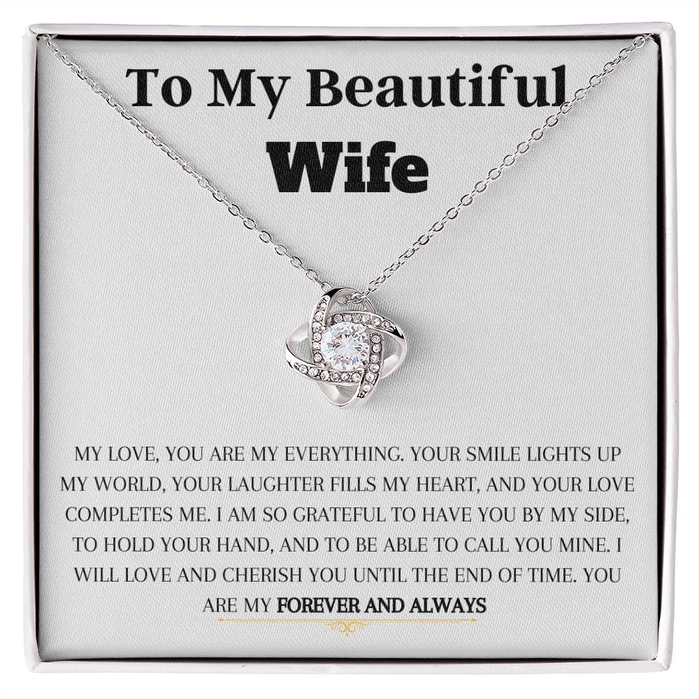 To My Wife - Knot - Necklace