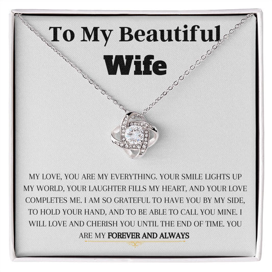 To My Wife - Knot - Necklace