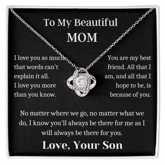 Love Necklace - To My Beautiful Mom