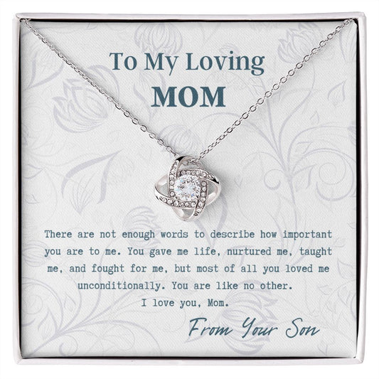 Love Knot Necklace - To My Loving Wife