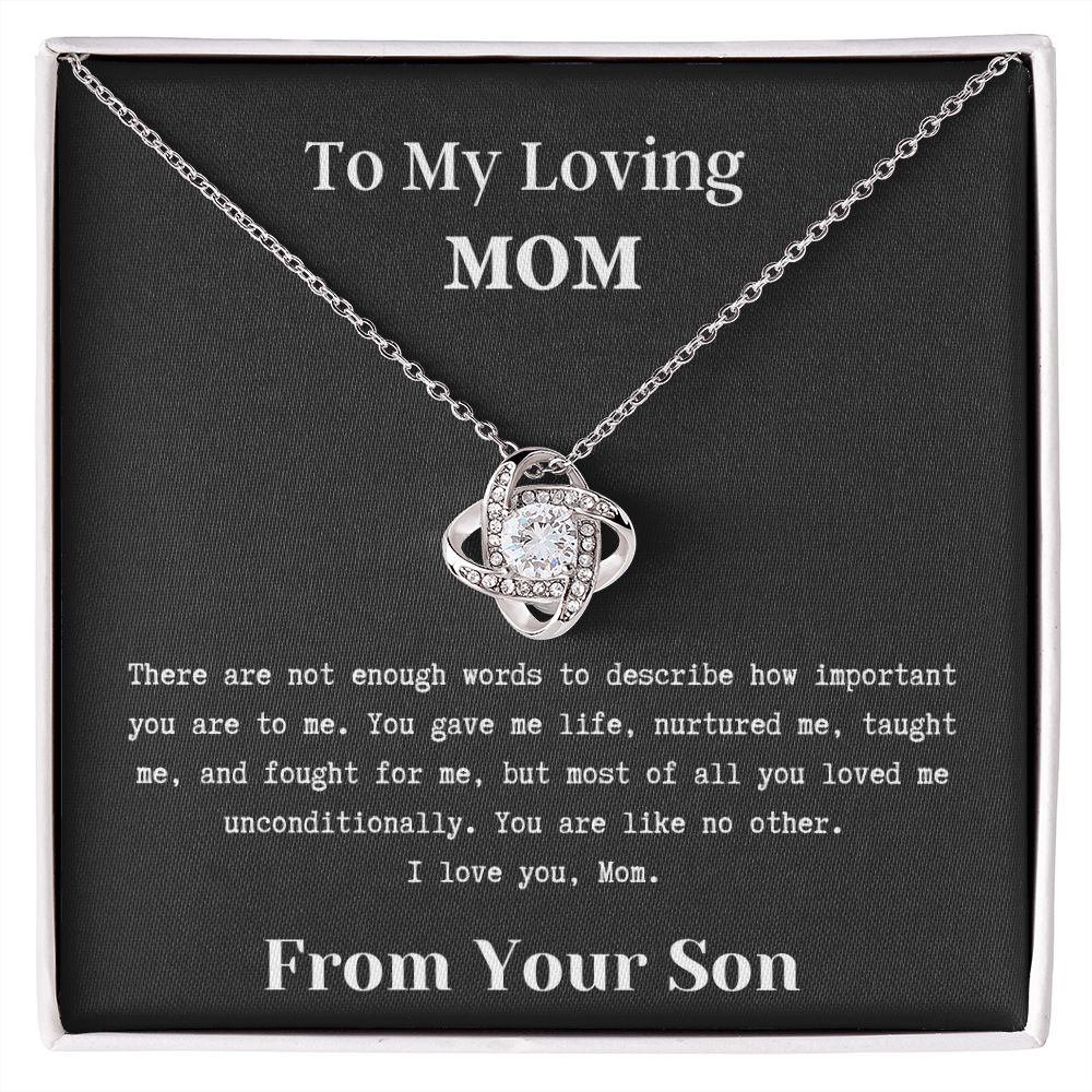 Love Knot Necklace - To My Mom