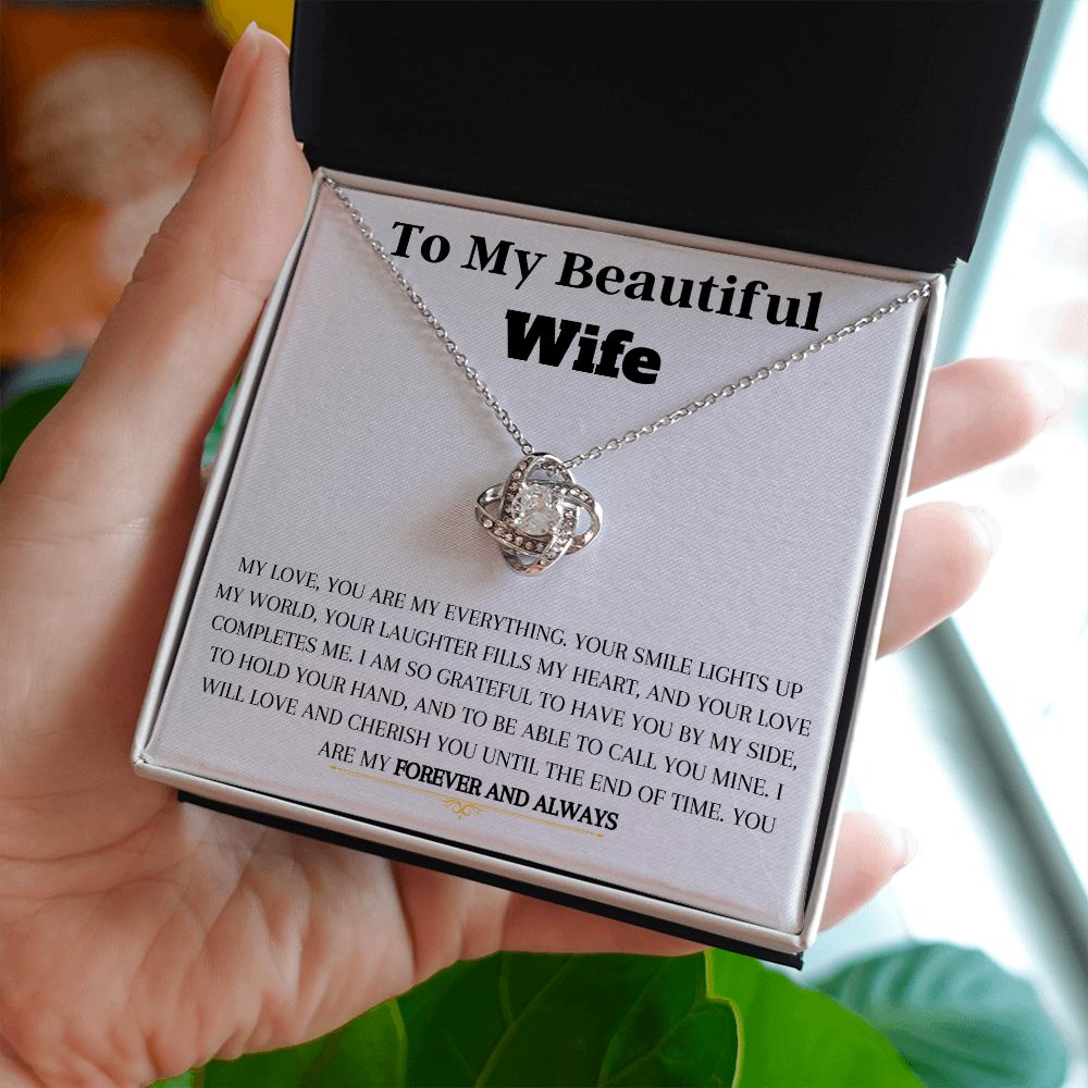 To My Wife - Knot - Necklace