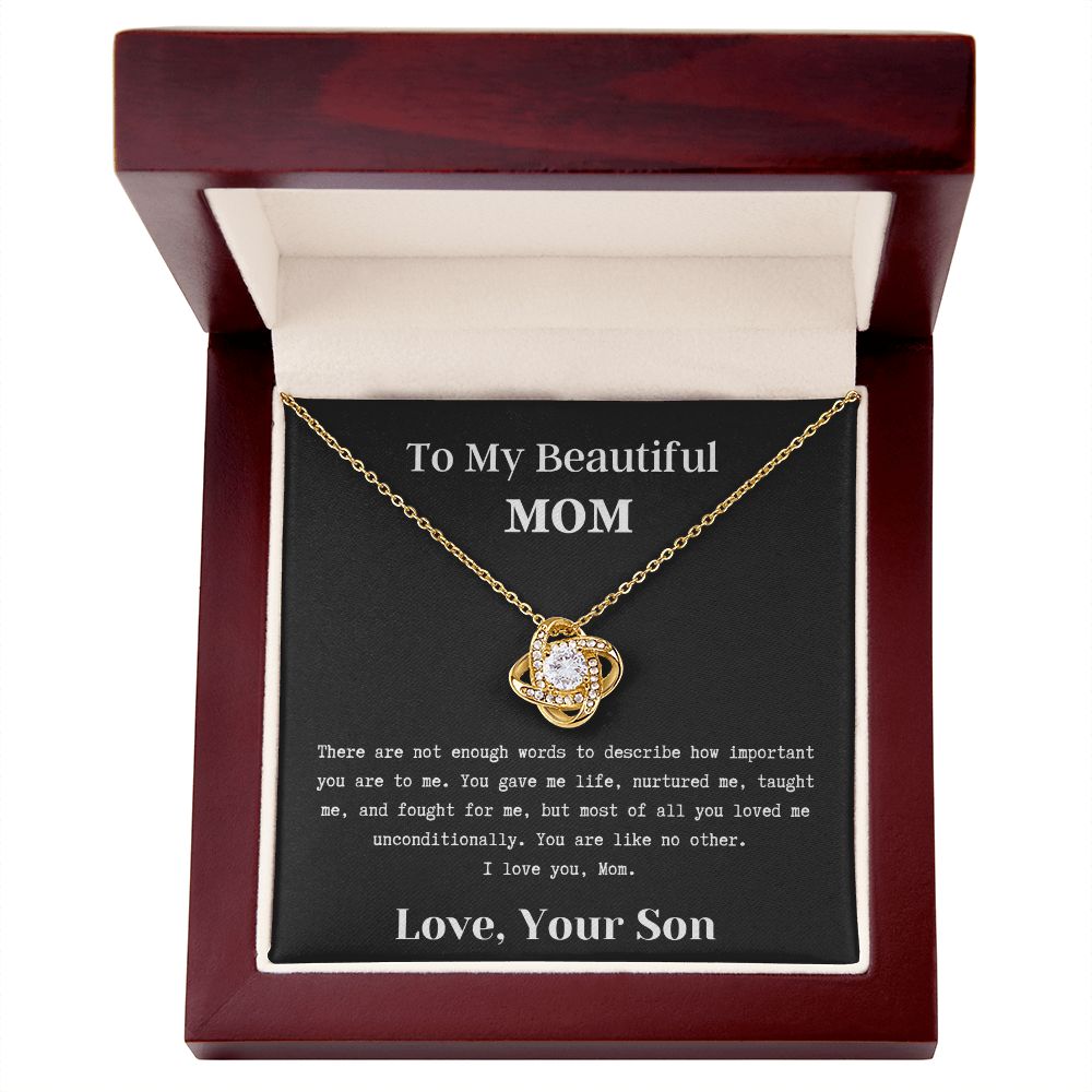 To My Beautiful Mom - Necklace