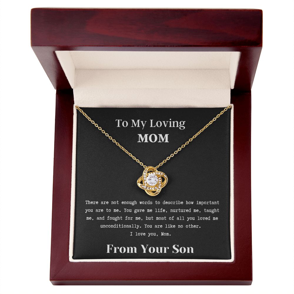 Love Knot Necklace - To My Mom