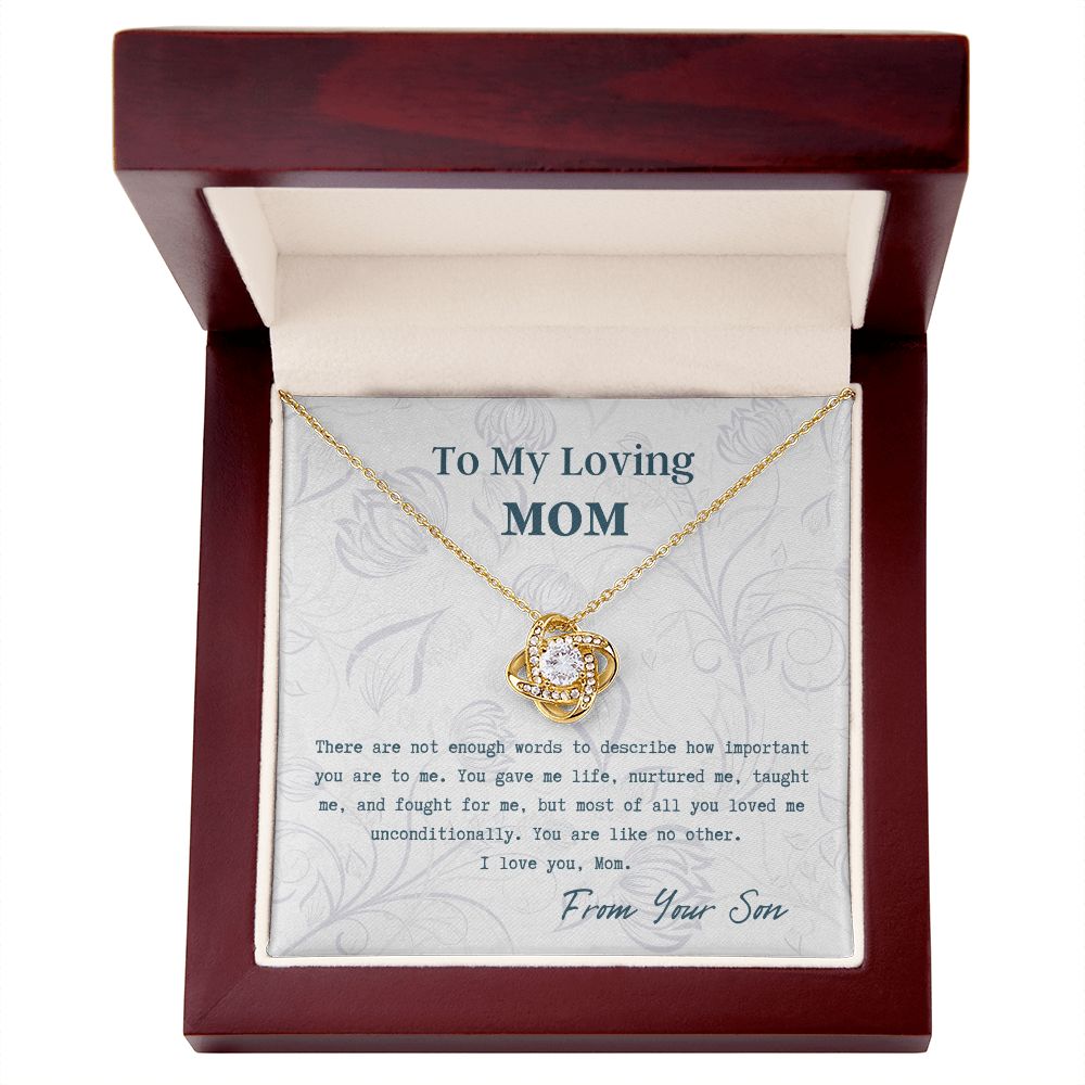 Love Knot Necklace - To My Loving Wife