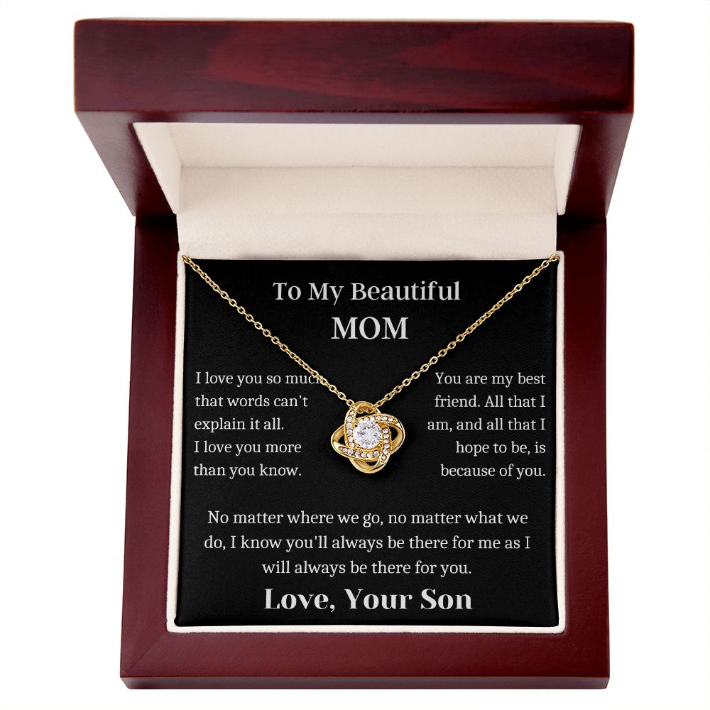Love Necklace - To My Beautiful Mom