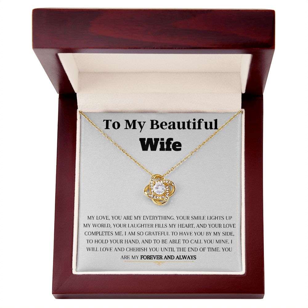 To My Wife - Knot - Necklace