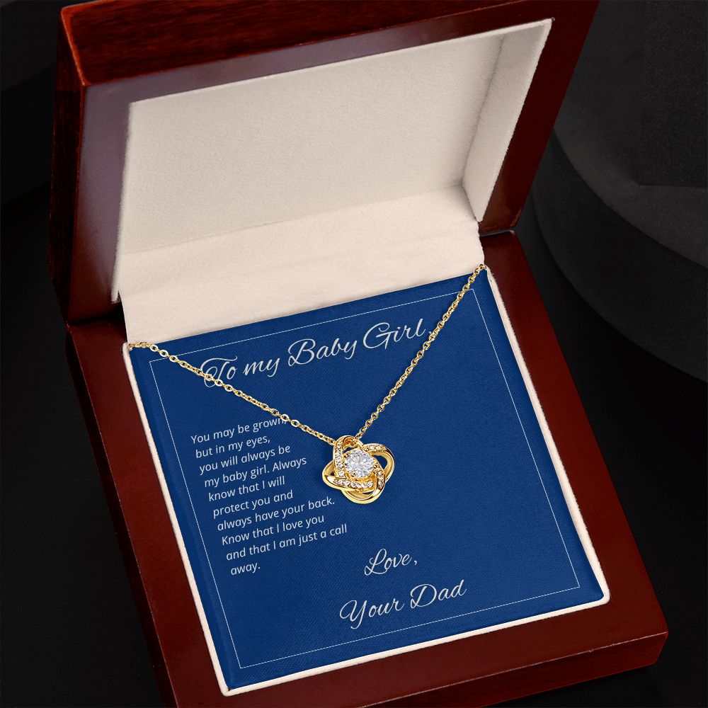 To My Baby Girl - I Am Just A Call Away - Necklace