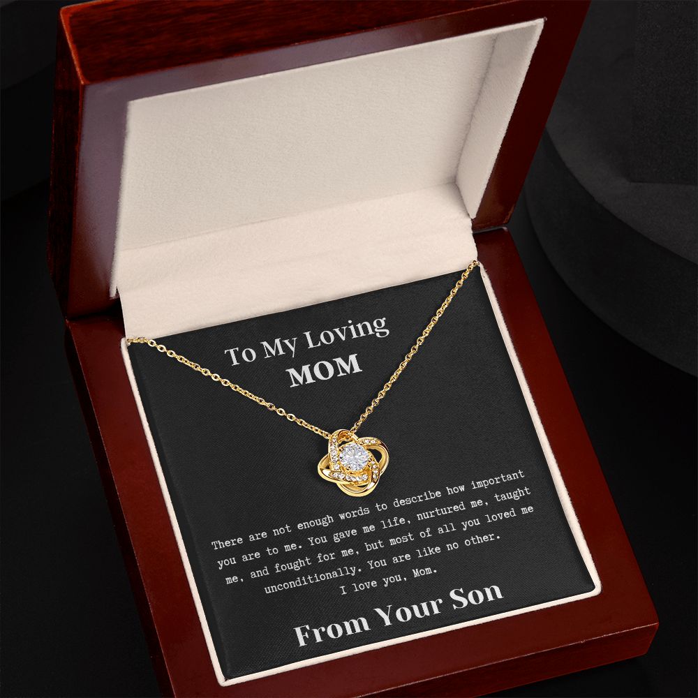 Love Knot Necklace - To My Mom