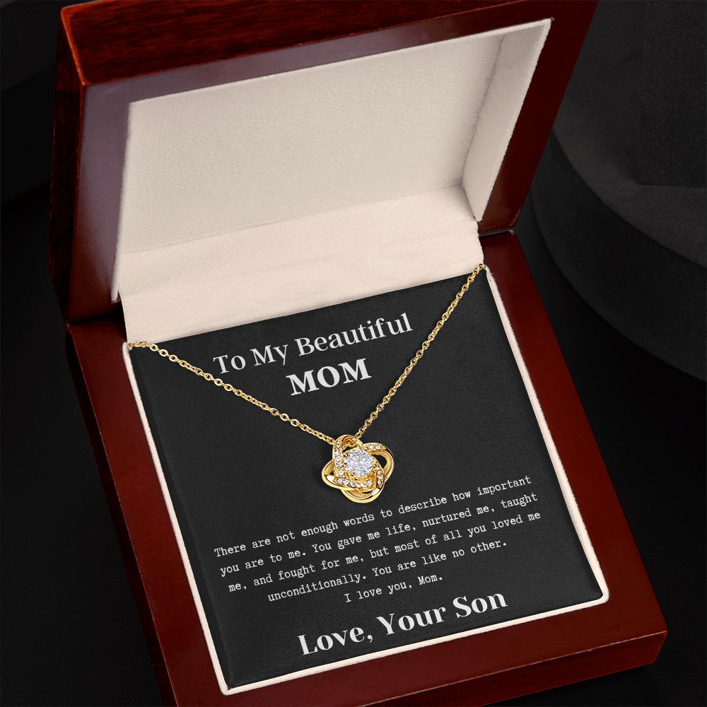 To My Beautiful Mom - Necklace