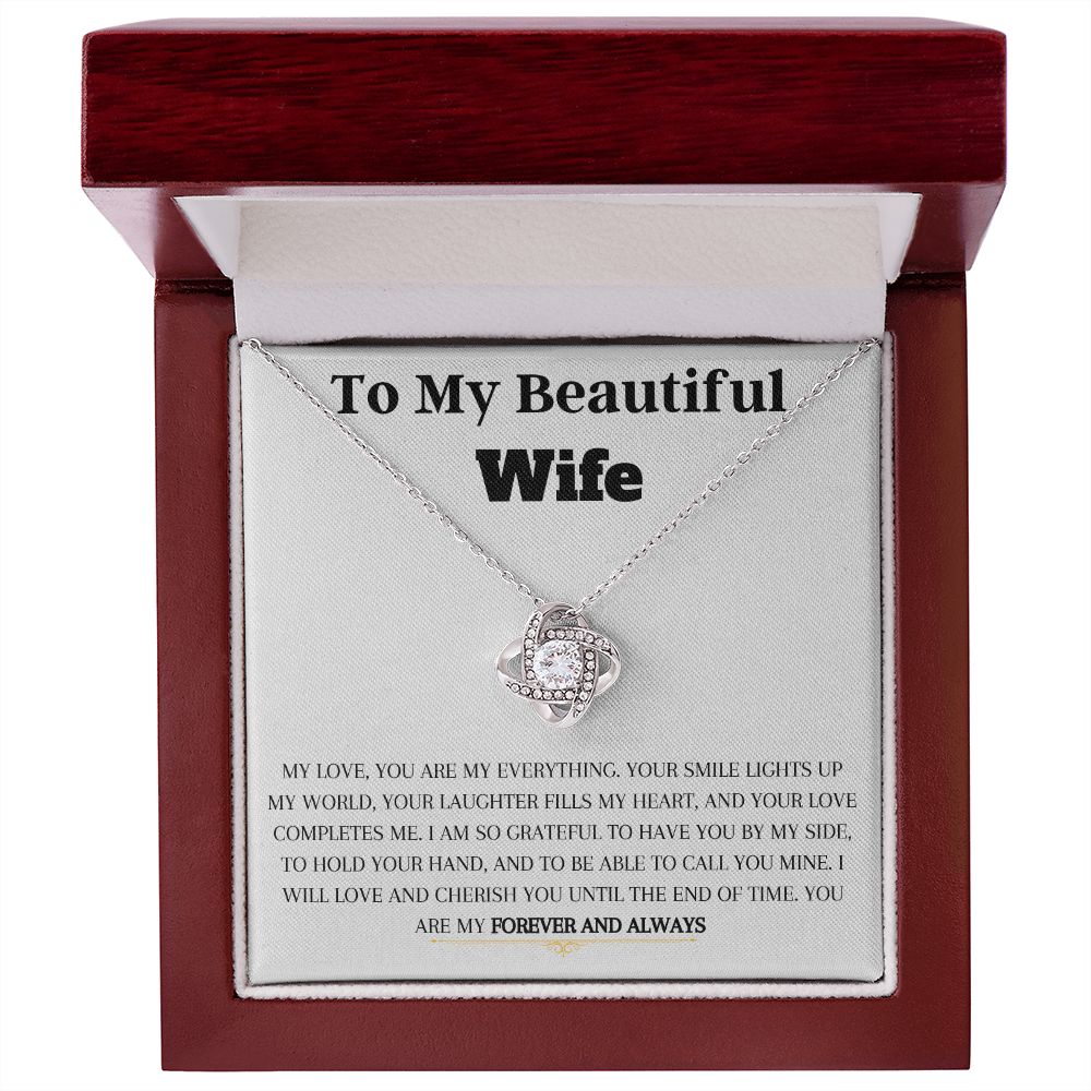 To My Wife - Knot - Necklace