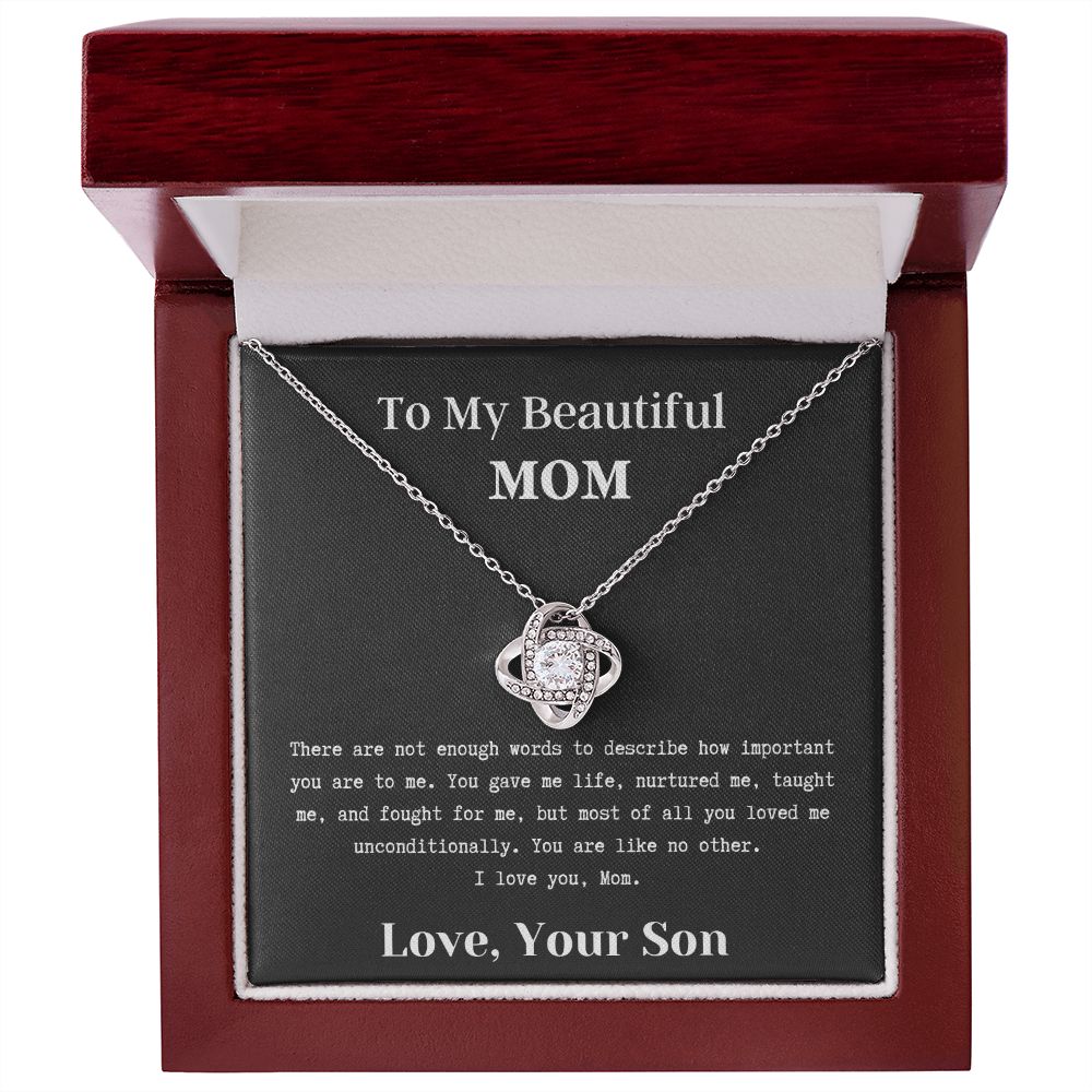 To My Beautiful Mom - Necklace