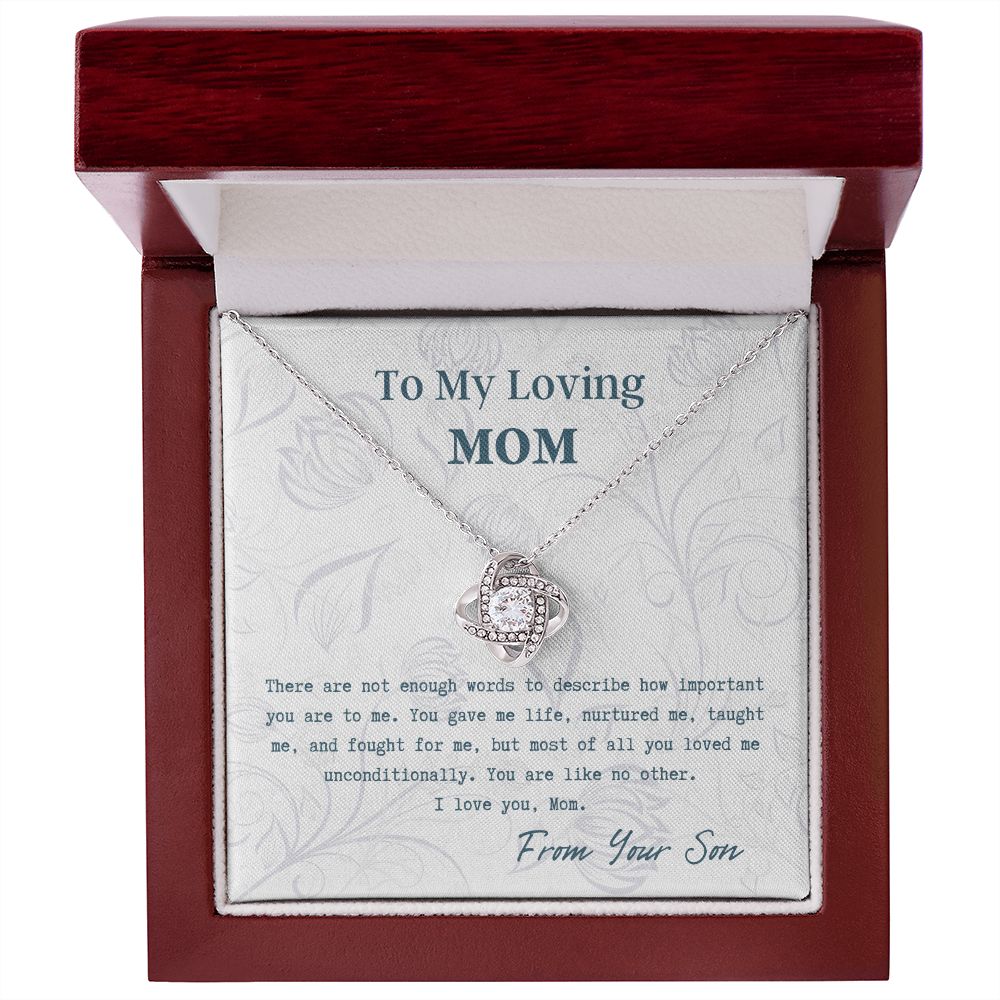 Love Knot Necklace - To My Loving Wife