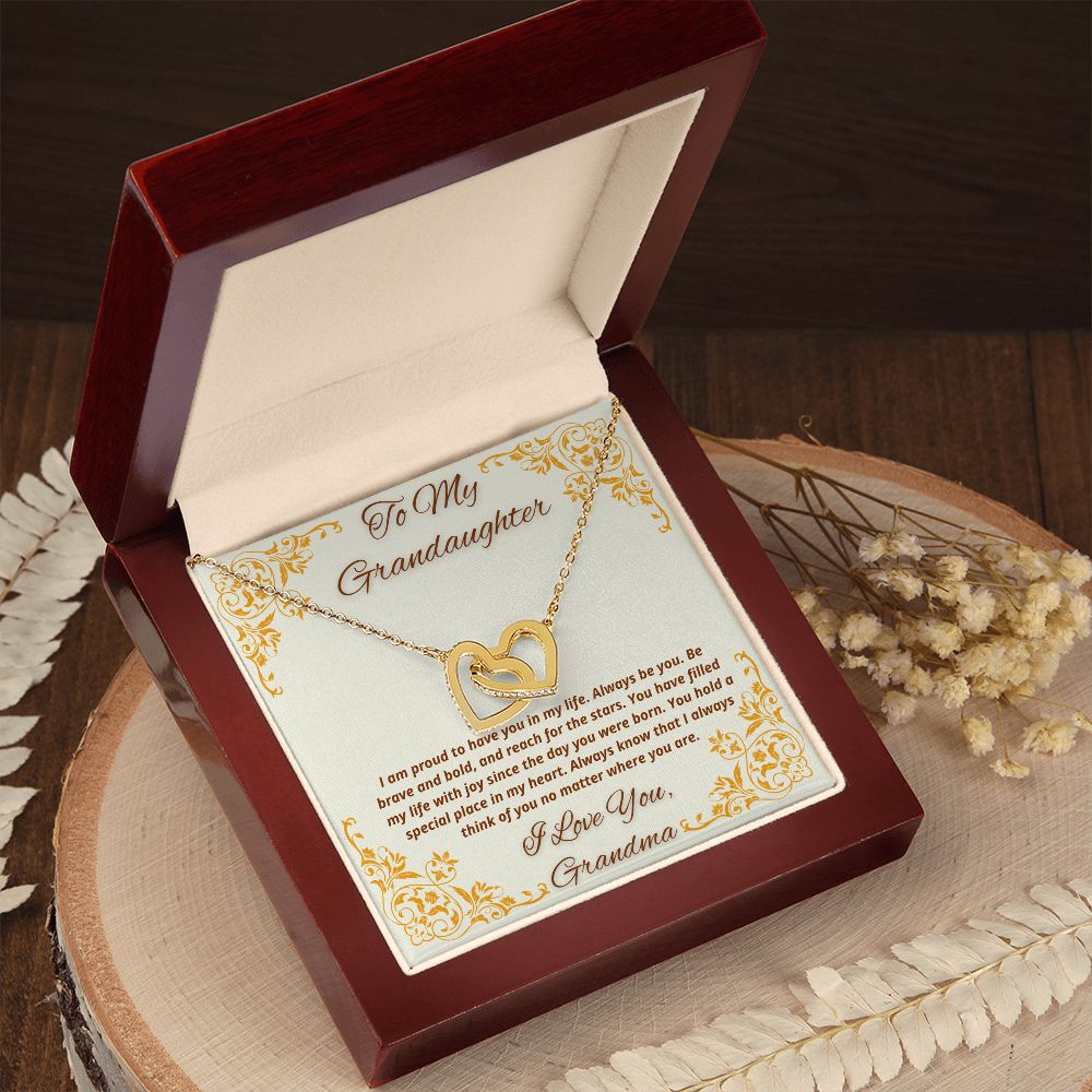 To My Granddaughter From Grandma - You Hold A Special Place In My Heart - Necklace