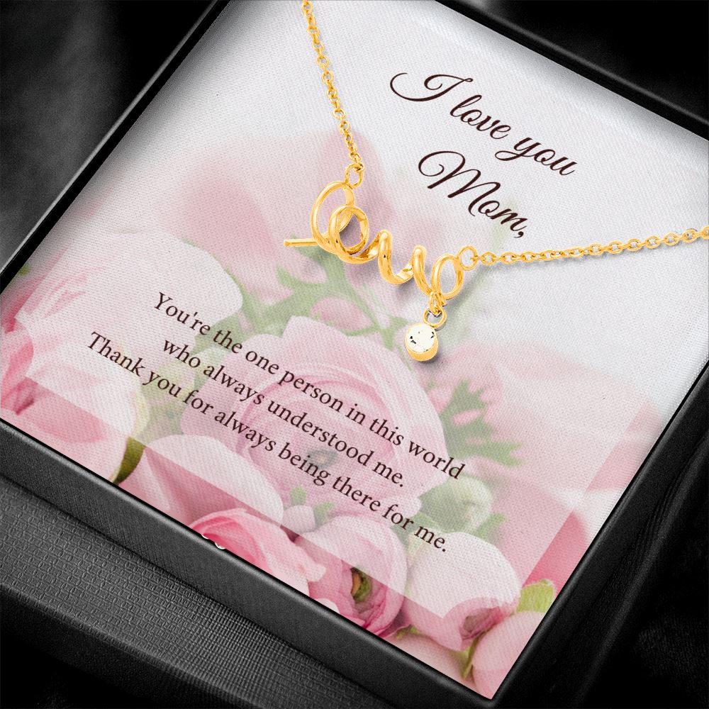 Love Necklace for Mom Jewelry ShineOn Fulfillment 