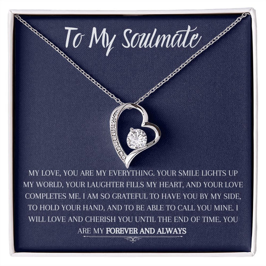 To My Soulmate - Forever Love Necklace
