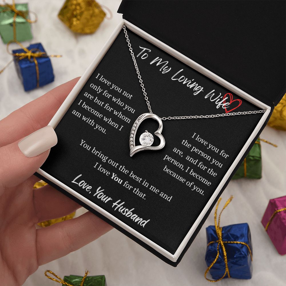 To My Wife - Forever Love Necklace